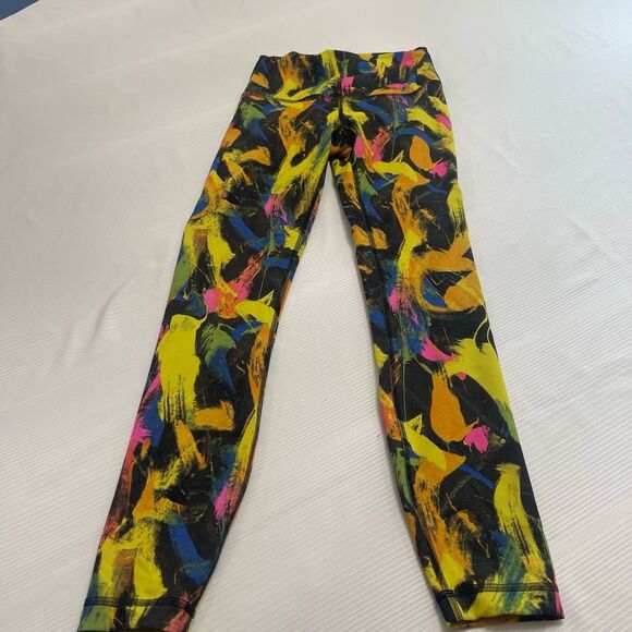 Lululemon Invigorate High Rise Tight Multi Leggings Size 4 - Picture 1 of 11